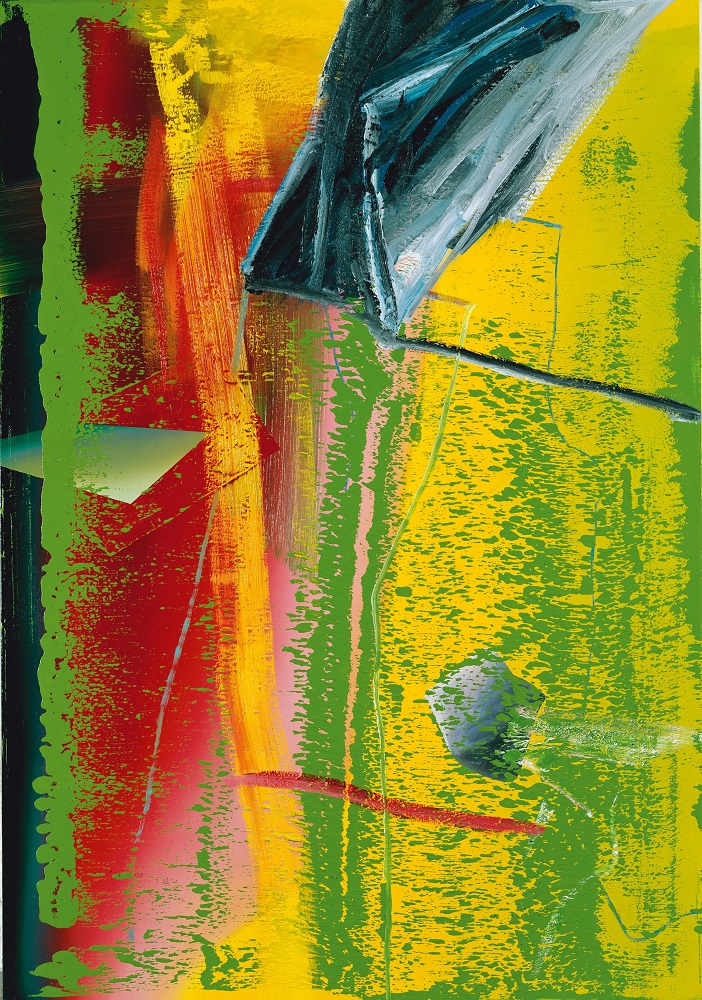 Gerhard Richter, Abstraktes Bild, 1982, Öl auf Leinwand, 200 x 140 cm, Privatsammlung (c) Gerhard Richter 2024 (0228)